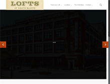 Tablet Screenshot of loftsmemphis.com